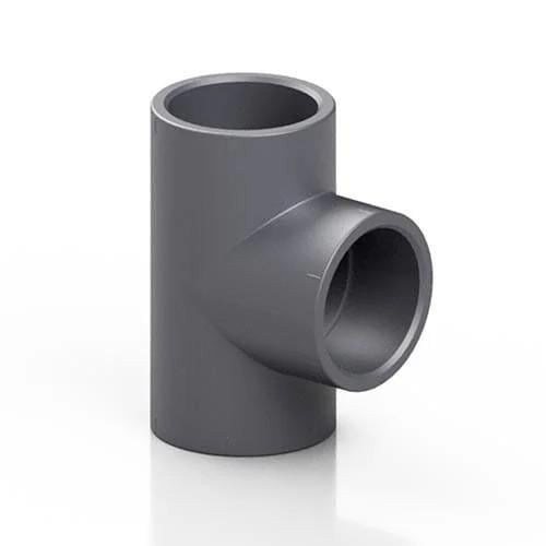AGM - Tee Fitting- 1.5 Inch- CPVC- Schedule 80 -Gray