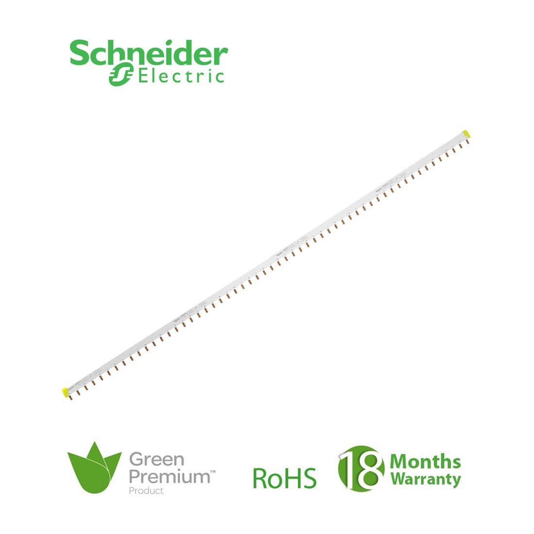 SCHNEIDER - Acti9, Comb Busbar, 1L+N, 18mm Pitch, 57 Modules, 100 A