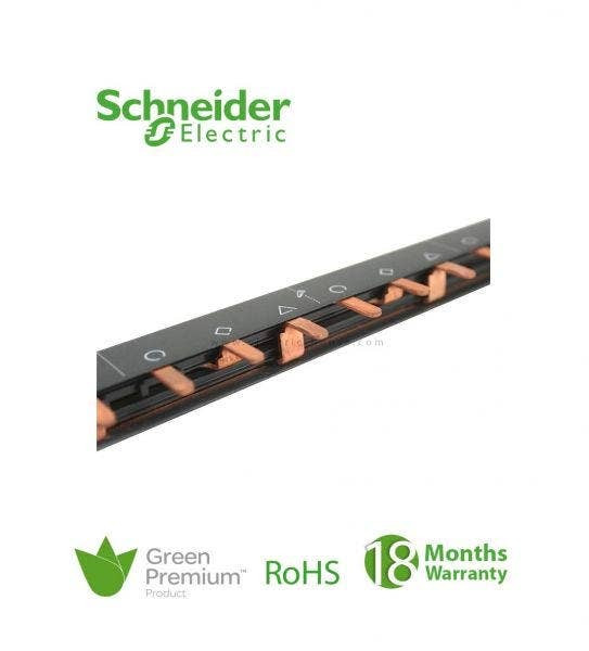 SCHNEIDER - Acti9, Comb Busbar, 3L, 18mm Pitch, 24 Modules, 100A