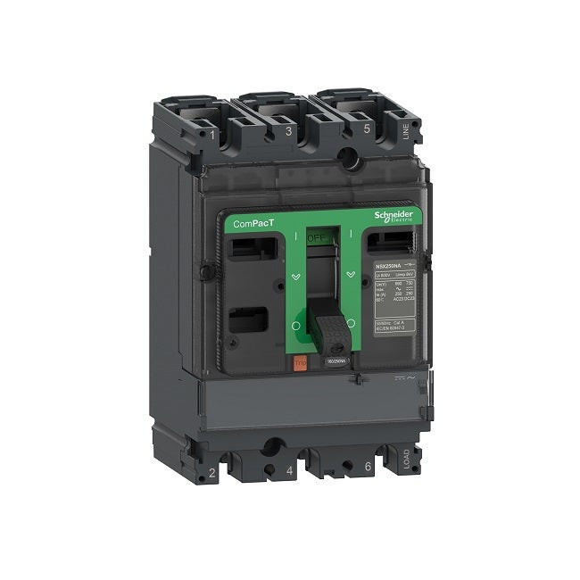 SCHNEIDER - Switch Disconnector ComPacT NSX100NA, 3 Poles, 100A, AC22A, AC23A