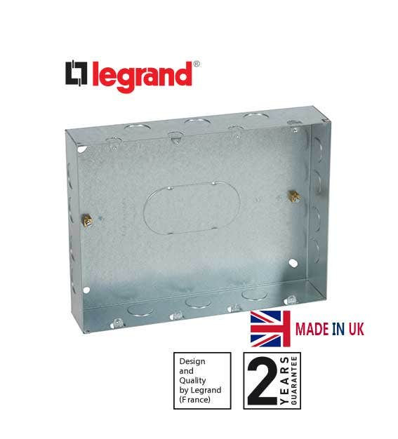LEGRAND - Flush Mounting Box - For Grid System - 4x3 Gang - For 24 Modules