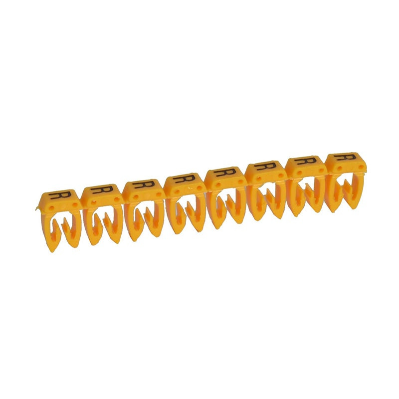 LEGRAND - Marker CAB 3, for Wiring 1.5 to 2.5 mm², Capital Letter 'r'