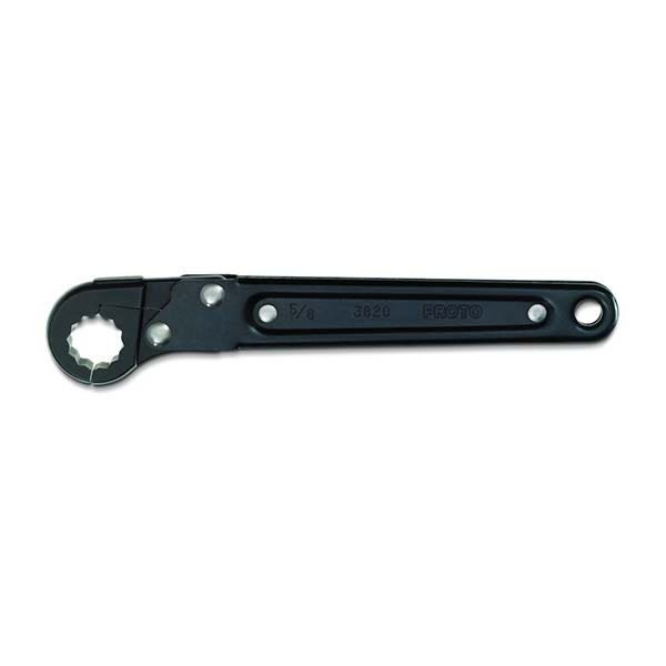 PROTO - Ratcheting Flare-Nut Wrench, 5/8", 12 Point