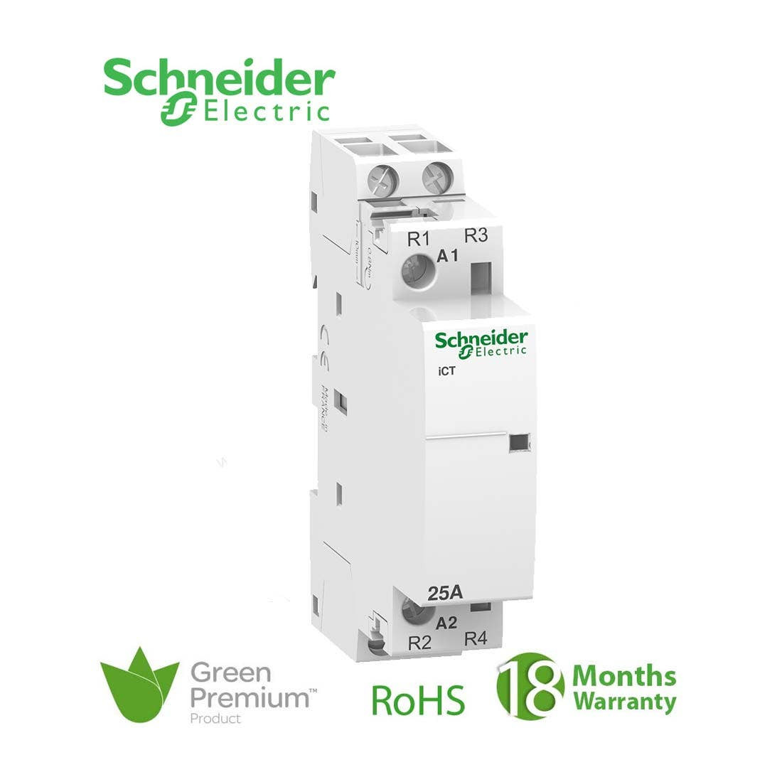 SCHNEIDER - Contactor 25A 2Nc 220/240 V AC 60Hz Ict