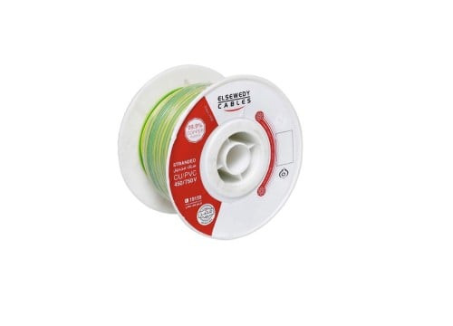 Elsewedy American Power Cord - Size 10 - 500 feet - 600 V - Green x Yellow