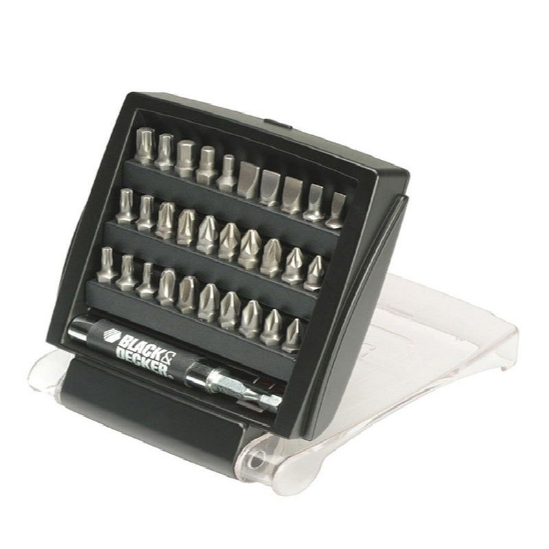 BLACK & DECKER - Stand Up Case Screwdriver Bit Set, 31 Pieces
