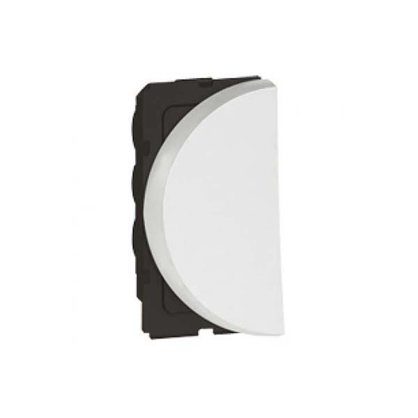 LEGRAND - 1-Way Push-Button Arteor, Round, 1 Left Module, White