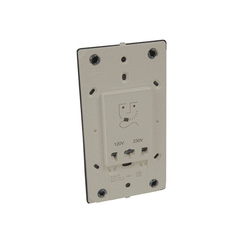 LEGRAND - Shaver Socket Arteor, 230V/120-230V, 3 Modules, Champagne