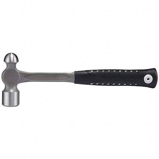 Ball Pein Hammer, Head Weight (Oz.) 32.0, Steel Handle, Overall Length 14 inch