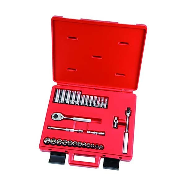 PROTO - 3/8" Drive Metric Combination Socket Set, 29 Pieces, 6 Point