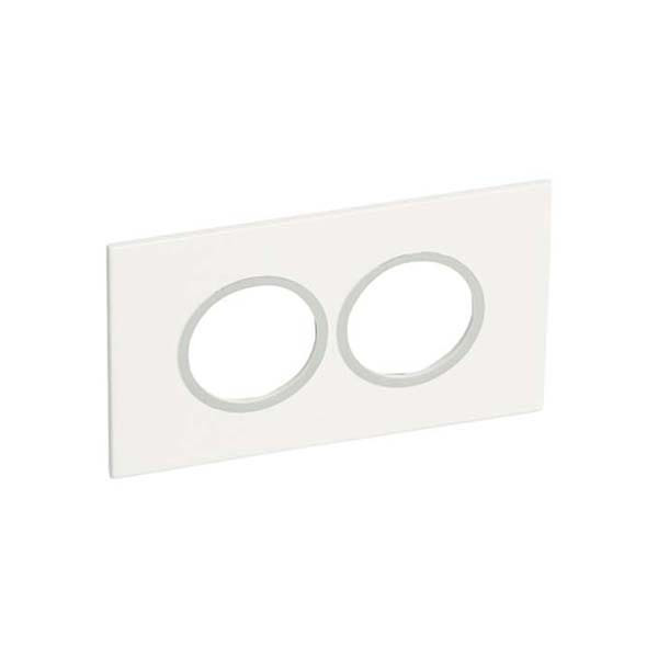 LEGRAND - Plate Arteor, BS, Round, 4 Modules, White