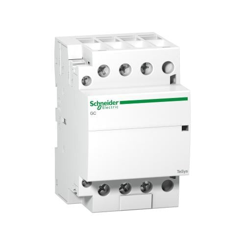 Schneider- Modular Contactor-TeSys GC- 63A-3NO- 220 /240V 60Hz-GC6330M6