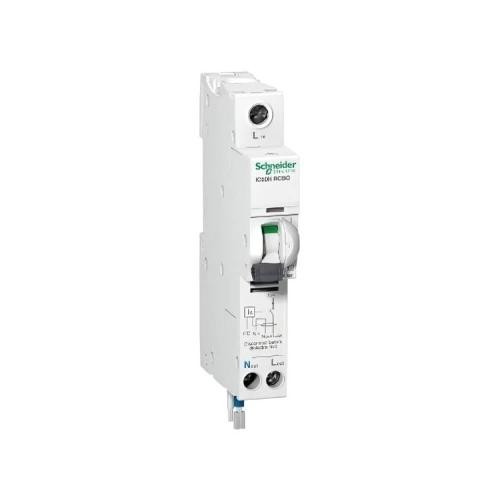 Schneider Ground Leakage Protection Circuit Breaker - 1 Line - 20 Amps - Acti9 iC60 - RCBO A9D11820,C Curve