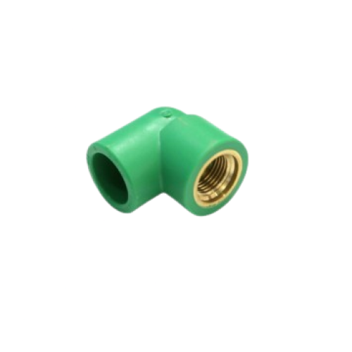 Qablan Hot Elbow with Internal Thread - Size 25x1/2 mm - Green