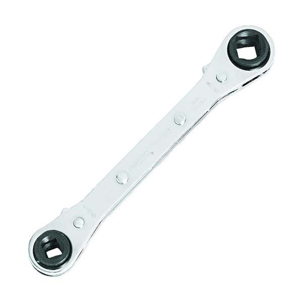PROTO - Refrigeration Wrench, 1/4" x 3/16" Square & 1/4" x 3/16" Hex