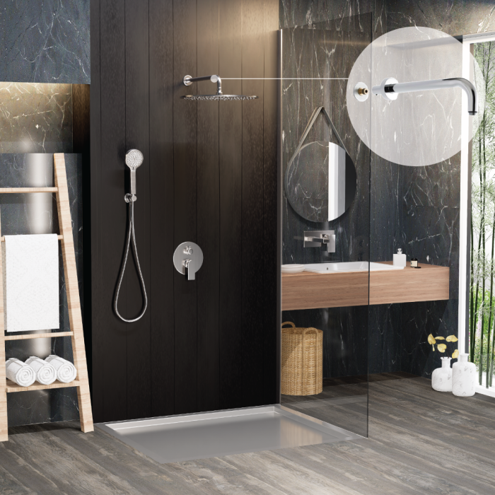 Shower arm WALL mounted - Saudi Ceramics