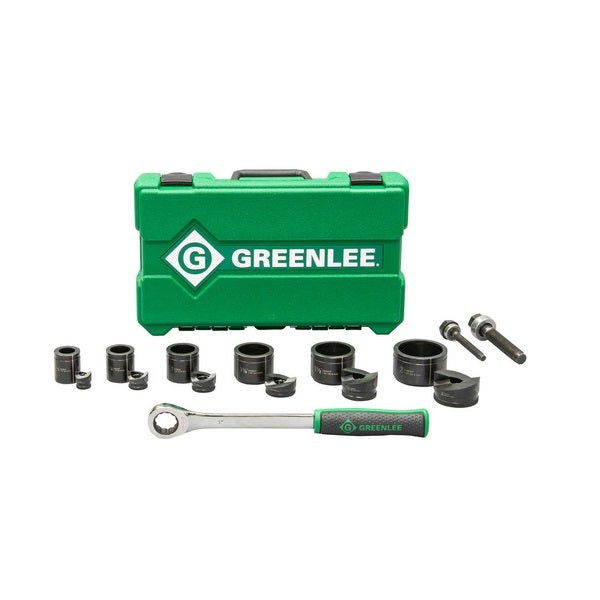 GREENLEE - Punch Kit and Die Set, Slug-Buster, 1/2" - 2" Conduit
