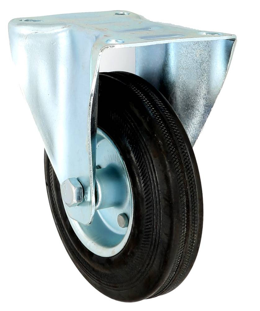 Fixed Wheel - 100 mm - Silver-Black