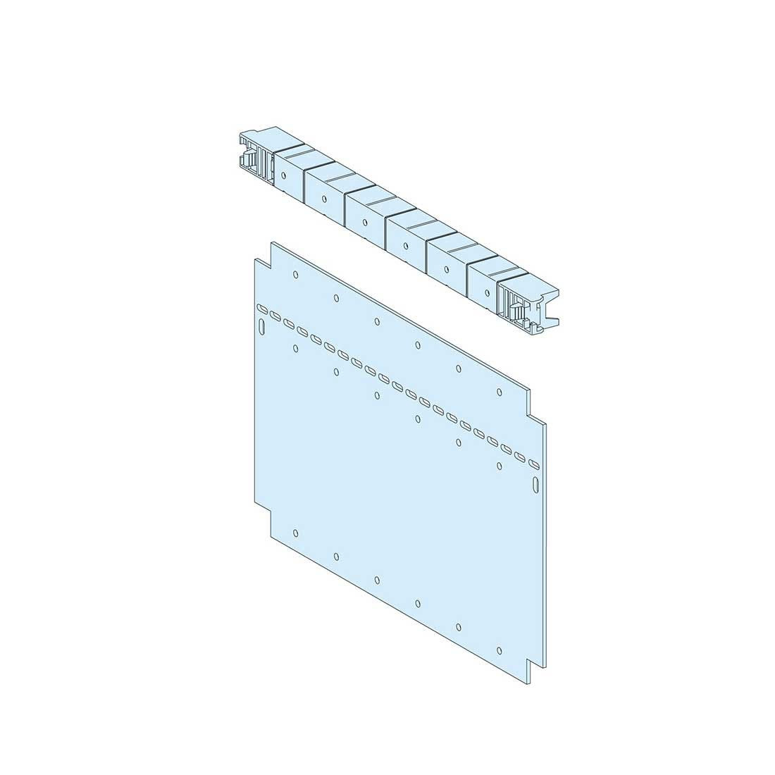 SCHNEIDER - Form 4 Cable Gland Plate, For Lateral Or Rear Installation For 3 Or 4 Modules