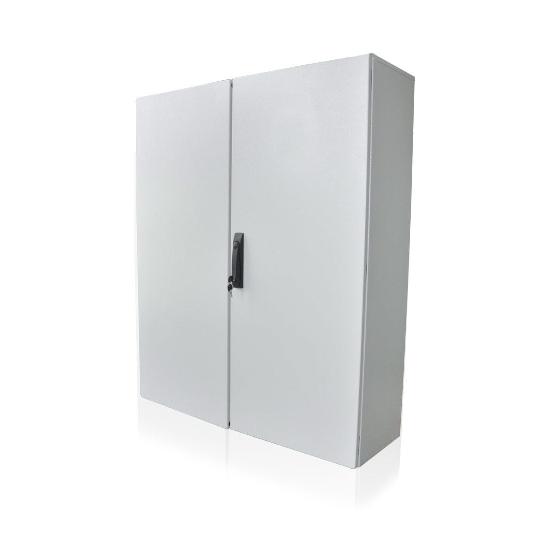 BAHRA ENCLOSURES - Cabinet 1200 x 800 x 300mm Metal With Plate, Double Door