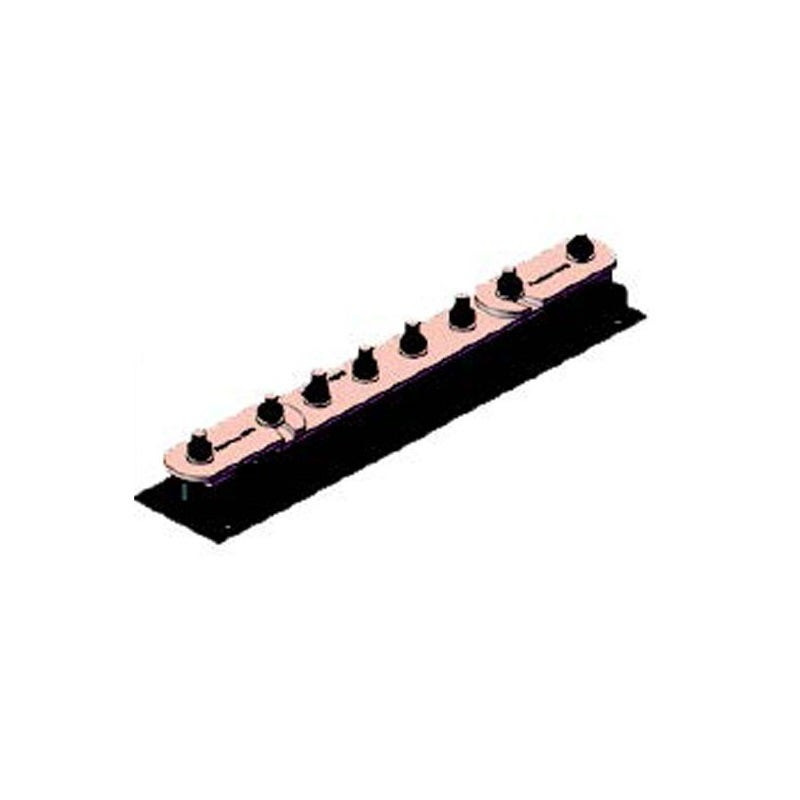 RAYCHEM RPG - Earth Bar With Twin Disconnect Link 6 Way, 550x90x96 mm