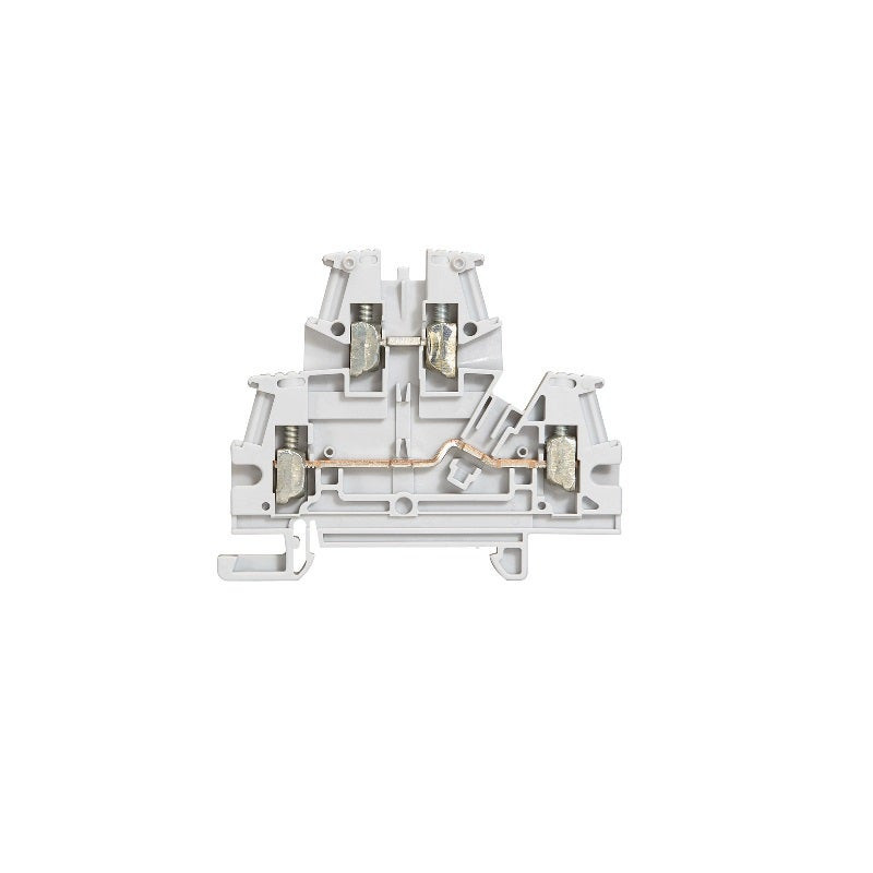 LEGRAND - Viking T. Block 4mm P6mm 2 Con 2 Levels, Grey