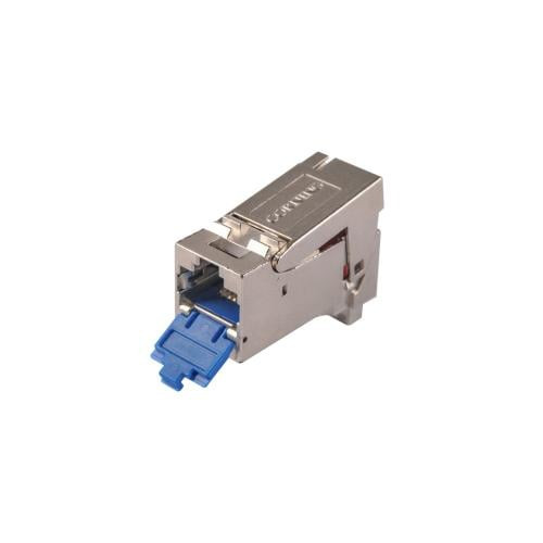 موصل جاك RJ45 - فضى - AWG 22-24 - موديل CAXXSM-00104-C011-BP