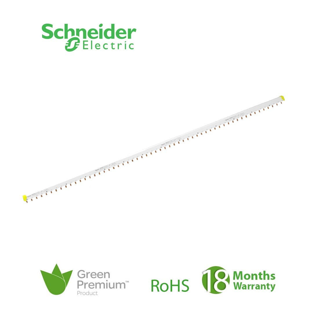 SCHNEIDER - Acti9, Comb Busbar, 3L+N, 18mm Pitch, 57 Modules, 100 A