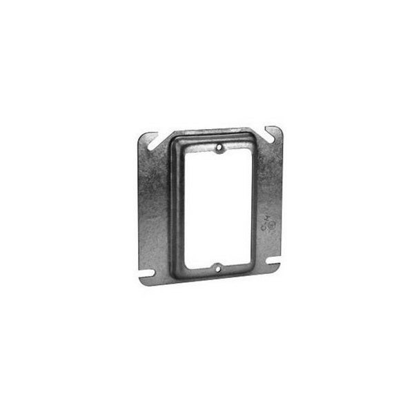 CROUSE HINDS - Cover 4" Square 1 Raised 1 Device, #TP4"88