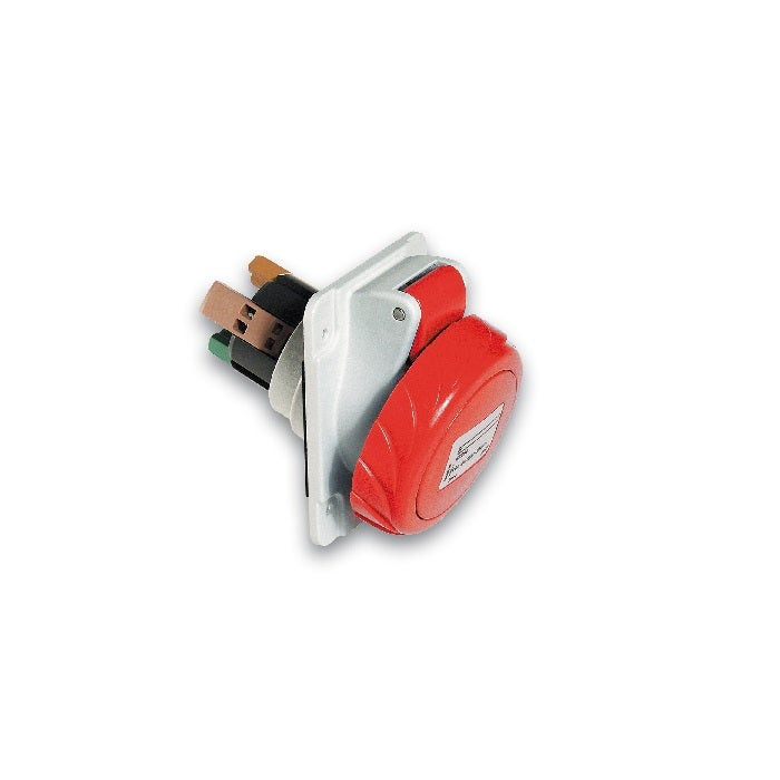 SCHNEIDER - Socket 32A 380V 2P+E, Angled, IP44