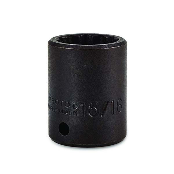 PROTO - 1/2" Drive Impact Socket, 15/16", 12 Point