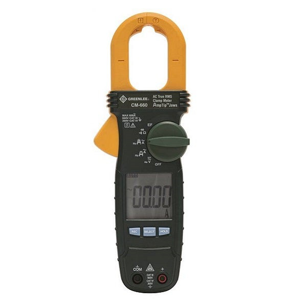 GREENLEE - Clamp Meter, True-RMS, AC, 600A, 600V (CM-600)