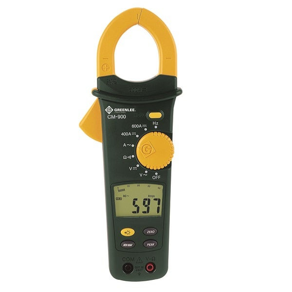 GREENLEE - Clamp Meter, AC/DC, 600A, 600V (CM-900)