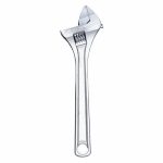 Adjustable Wrench, 15 in, Jaw Capacity 1 11/16 in 3R388