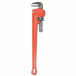 Pipe Wrench, Cast Iron, 5 in Jaw Capacity, Serrated, 36 in Overall Lg, I-Beam