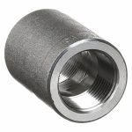Coupling: Forged Steel, 1 in x 1 in Fitting Pipe Size, Female NPT x Female NPT, Class 3000