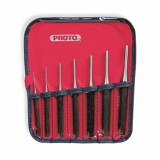 1-10-1.jpg طقم ختم مثقاب فولاذي, 7 قطع - الصورة 1