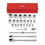 Socket Wrench Set, 21 mm to 60 mm 1AF29