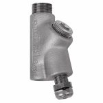 Sealing Fitting with Drain - Vertical, Iron, 3/4 in Trade Size, Male, 3 11/16 in Overall Length