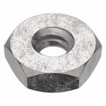 Hex Nut, Machine Screw Nut, Stainless Steel, 18-8, Plain, #10-24 Dia./Thread Size, Right Hand