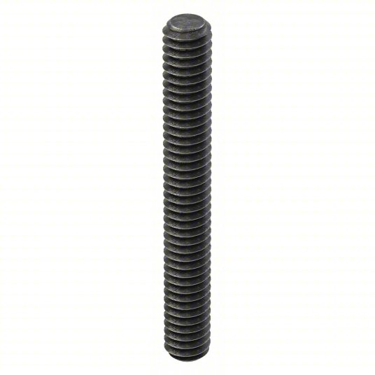 10p850_as01-2.jpg Fully Threaded Stud, 5/8 inch-11 Thread Size, Steel, Grade B7, Black Oxide, 3 3/4 inch Overall Length, 10 Packet - Image 1