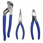 Plier Set, Blue, Fully Polished