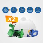 110-Horizontial &  Vertical Tanks 2000 #2+ Electrical Floater #2 +Horizontal water pump K 20/41M / 0.5 Horsepower #2+ ACQUAVERO pressure control ACQUASET LS #2