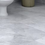 بلاط أرضيات 30×30×0.9 سم - رمادي فاتح رخامي