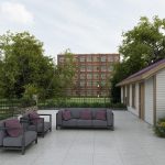 بلاط أرضيات 43×43×1.2 سم - رمادي