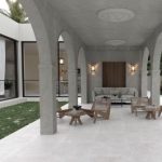 ⁦بلاط أرضيات 60×60×1.5 سم - رمادي فاتح⁩ - الصورة ⁦3⁩