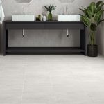 بلاط أرضيات 30×30×0.9 سم - رمادي فاتح