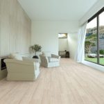 بلاط أرضيات 15×90×1.0 سم - خشبي بيج فاتح