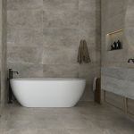 ⁦بلاط أرضيات 40×80×1.0 سم - رمادي⁩ - الصورة ⁦2⁩