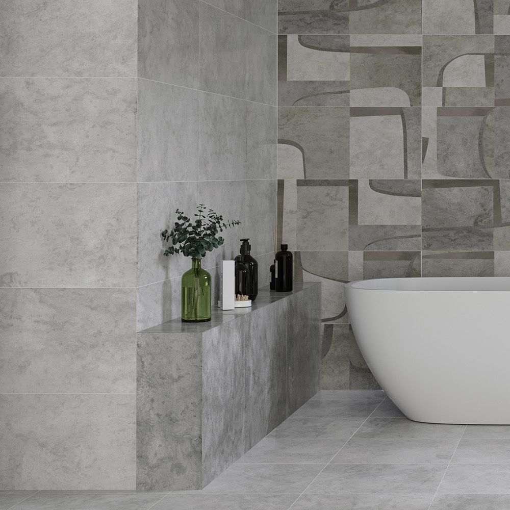 110138971711016-2.jpg بلاط جدران 40×80×1.0سم - رمادي فاتح - الصورة 1